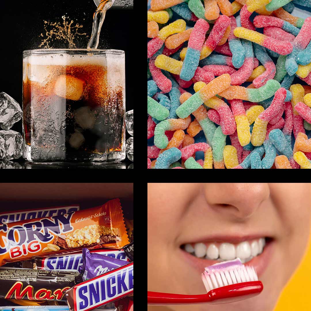 Each time you eat or drink something (especially sweet or acidic), oral bacteria convert sugars into acids. These acids attack your enamel for about 20 minutes after each snack. When you eat frequently, your teeth never get a break to recover, and decay starts to form.