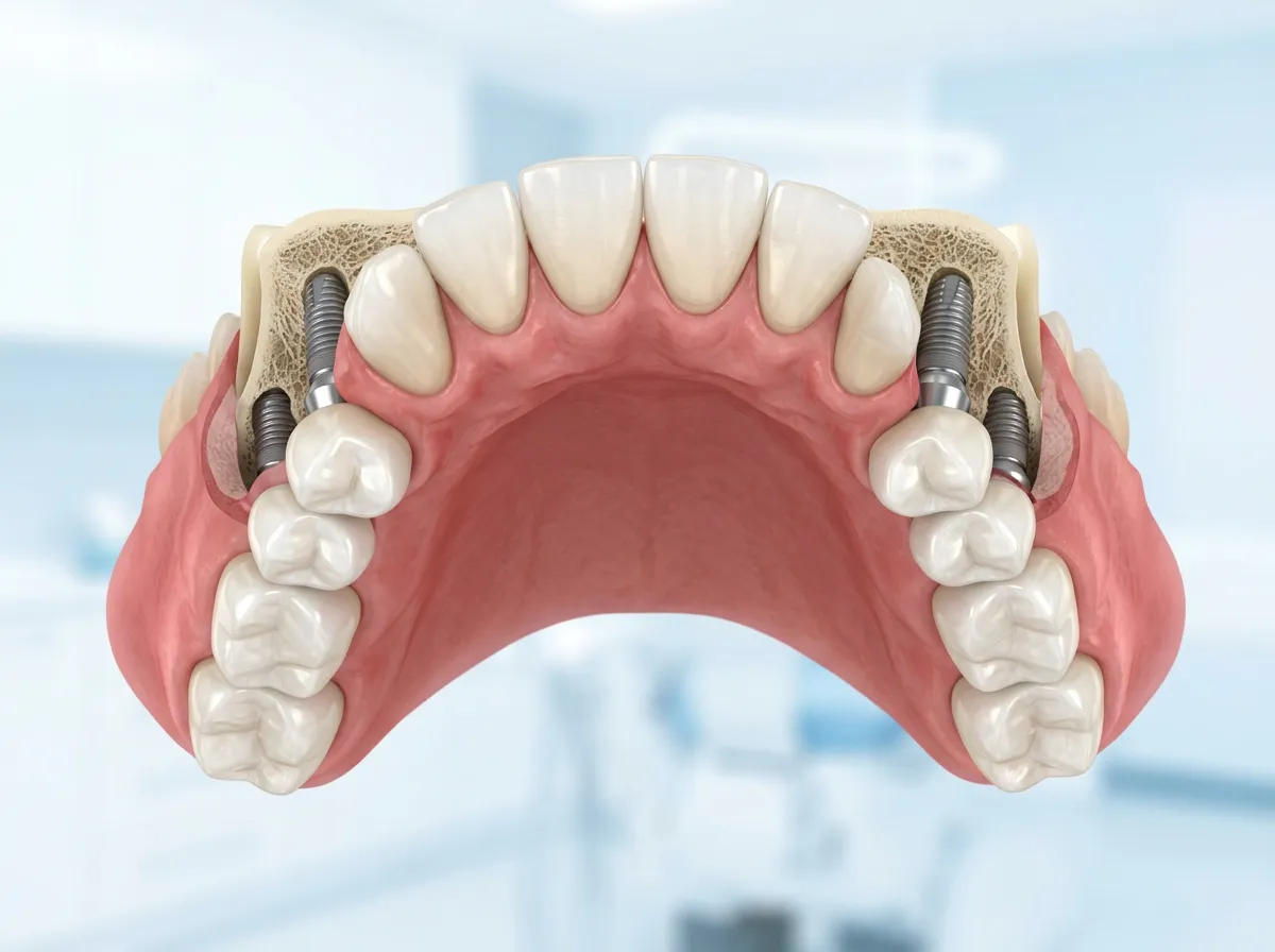 Impianti dentali con denti anteriori rimasti