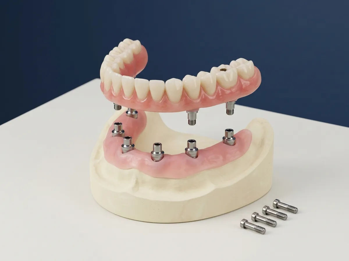 Modèle de laboratoire pour la fabrication d’une prothèse provisoire fixe en 48 heures