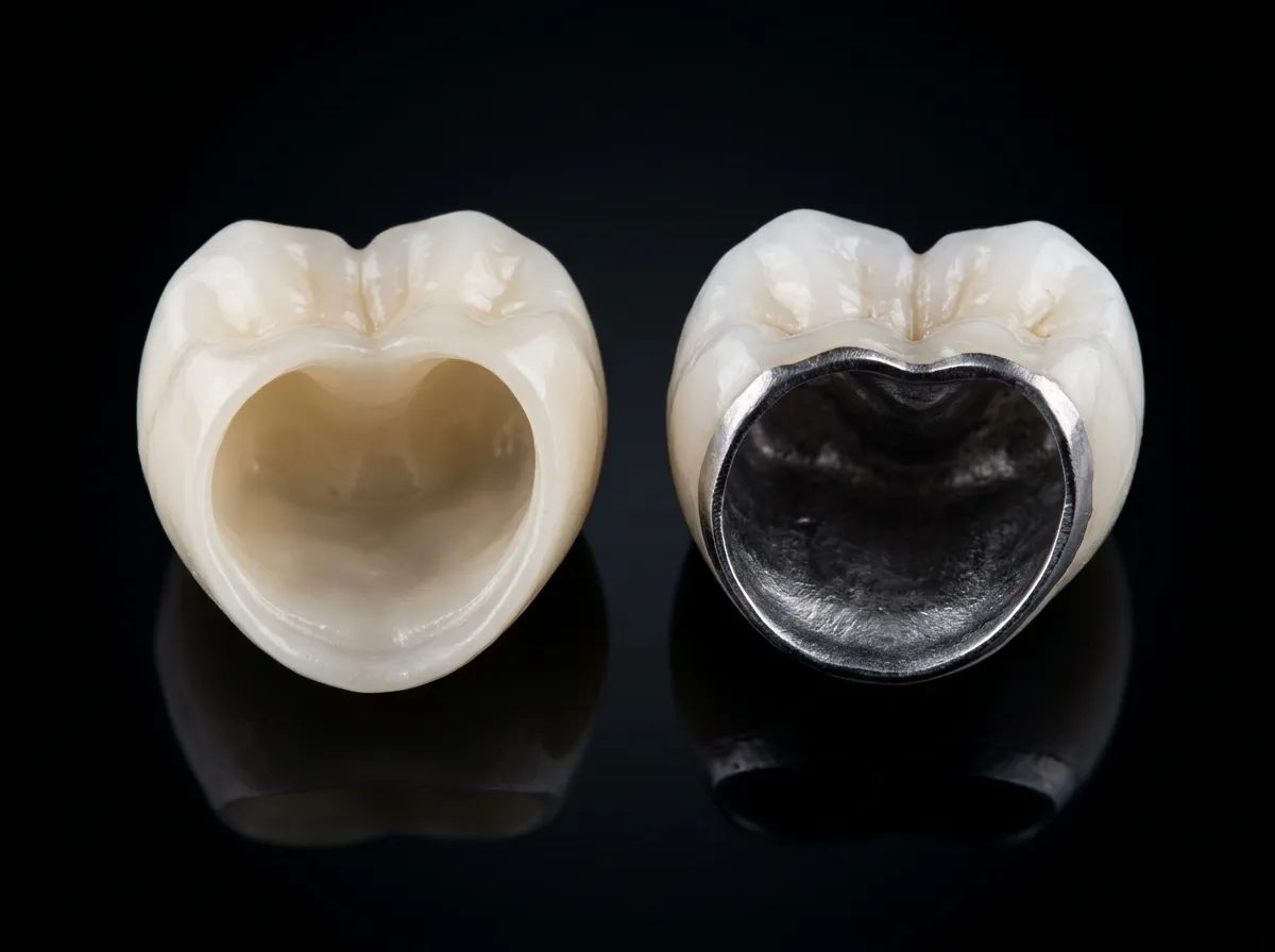Pose d’une couronne dentaire sur implant à Durrës